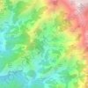 Mapa topográfico Resceto, altitud, relieve