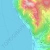 Mapa topográfico Vello, altitud, relieve