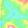 Mapa topográfico Sio-an, altitud, relieve