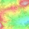 Mapa topográfico Levei, altitud, relieve
