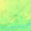 Mapa topográfico Tombuctú, altitud, relieve