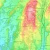 Mapa topográfico Sumirago, altitud, relieve