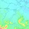 Mapa topográfico Fantino, altitud, relieve