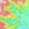 Mapa topográfico Bivongi, altitud, relieve