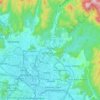 Mapa topográfico Gombak River, altitud, relieve