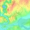 Mapa topográfico 85320, altitud, relieve