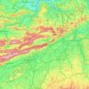 Mapa topográfico Soletta, altitud, relieve