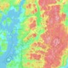 Mapa topográfico Stenungsunds kommun, altitud, relieve