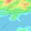 Mapa topográfico Murrough, altitud, relieve