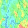 Mapa topográfico Berkley, altitud, relieve