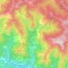 Mapa topográfico Neirone, altitud, relieve
