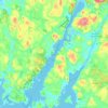 Mapa topográfico Åbyfjorden, altitud, relieve