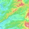 Mapa topográfico Borghetto di Borbera, altitud, relieve