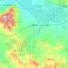 Mapa topográfico Djelida, altitud, relieve