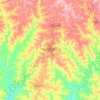 Mapa topográfico Não-Me-Toque, altitud, relieve