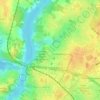 Mapa topográfico Beaujoire - Halvèque, altitud, relieve