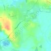 Mapa topográfico Ferrensby, altitud, relieve