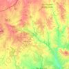 Mapa topográfico Nossa Senhora de Machede, altitud, relieve