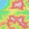 Mapa topográfico Capovalle, altitud, relieve