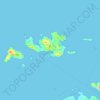Mapa topográfico Inishbofin Electoral Division, altitud, relieve