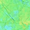 Mapa topográfico Parco Sempione, altitud, relieve