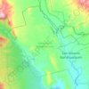 Mapa topográfico San Antonio Nanahuatípam, altitud, relieve