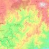 Mapa topográfico Tamazula de Gordiano, altitud, relieve