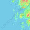 Mapa topográfico Öckerö kommun, altitud, relieve
