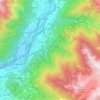 Mapa topográfico Braone, altitud, relieve