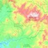 Mapa topográfico Cuautitlán de García Barragán, altitud, relieve