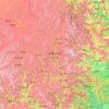 Mapa topográfico 松潘县 ཟུང་ཆུ་རྫོང།, altitud, relieve