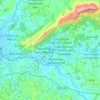 Mapa topográfico Tiradentes, altitud, relieve