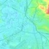 Mapa topográfico Rocklea, altitud, relieve