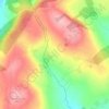 Mapa topográfico Boggan, altitud, relieve
