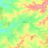 Mapa topográfico Dunedoo, altitud, relieve