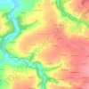 Mapa topográfico Le Mesnil-Amand, altitud, relieve