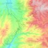 Mapa topográfico Aprigliano, altitud, relieve