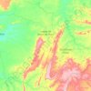 Mapa topográfico Lagoa do Barro do Piauí, altitud, relieve