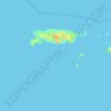 Mapa topográfico Admiralty Islands, altitud, relieve