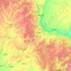 Mapa topográfico 黑河市, altitud, relieve