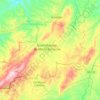 Mapa topográfico Albino Zertuche, altitud, relieve