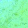 Mapa topográfico Conkal, altitud, relieve