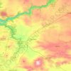 Mapa topográfico Zapotlanejo, altitud, relieve