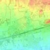 Mapa topográfico Cavenago di Brianza, altitud, relieve