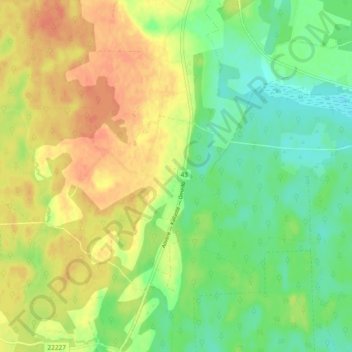 Mapa topográfico Rupsi küla, altitud, relieve