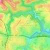 Mapa topográfico Artarmon, altitud, relieve