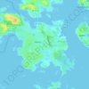 Mapa topográfico Hönö, altitud, relieve