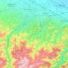 Mapa topográfico Valsamoggia, altitud, relieve