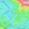 Mapa topográfico Iturralde, altitud, relieve