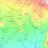 Mapa topográfico Jantetelco, altitud, relieve